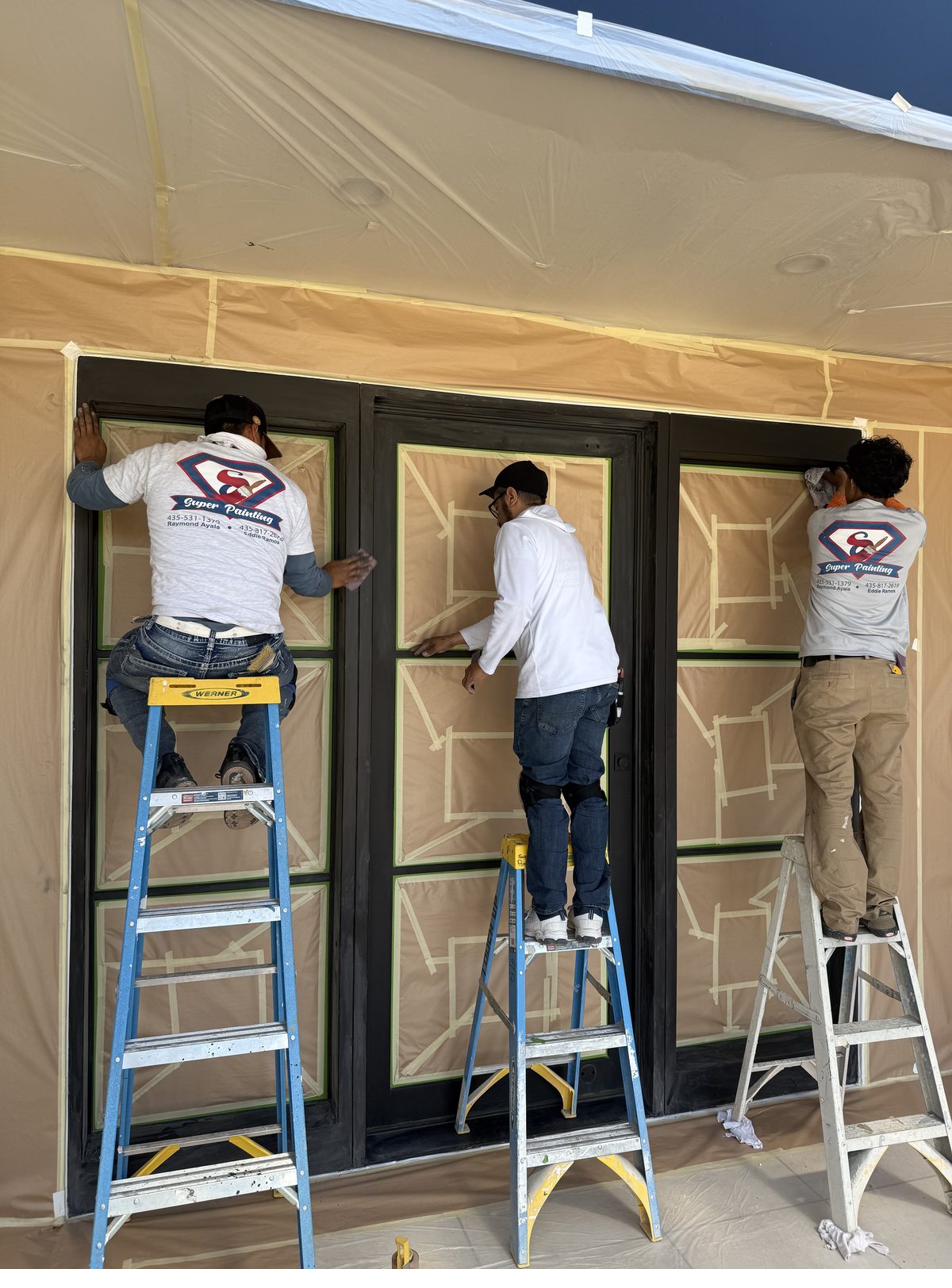 Protective floor covering under ladders and equipment